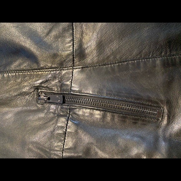 NEW LEATHER JACKET🖤 - Picture 5 of 8